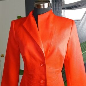 Isabella Scarlet Suit Jacket